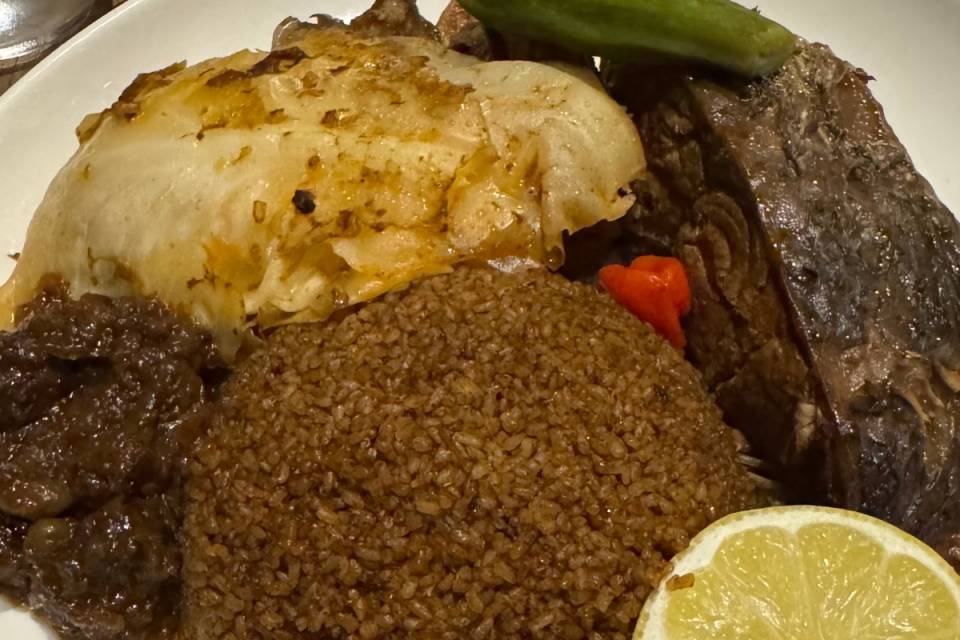 Plat sénégalais traditionnel - Thiéboudienne