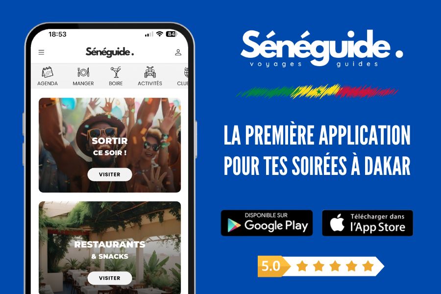 SeneGuide application pour Android et iOs
