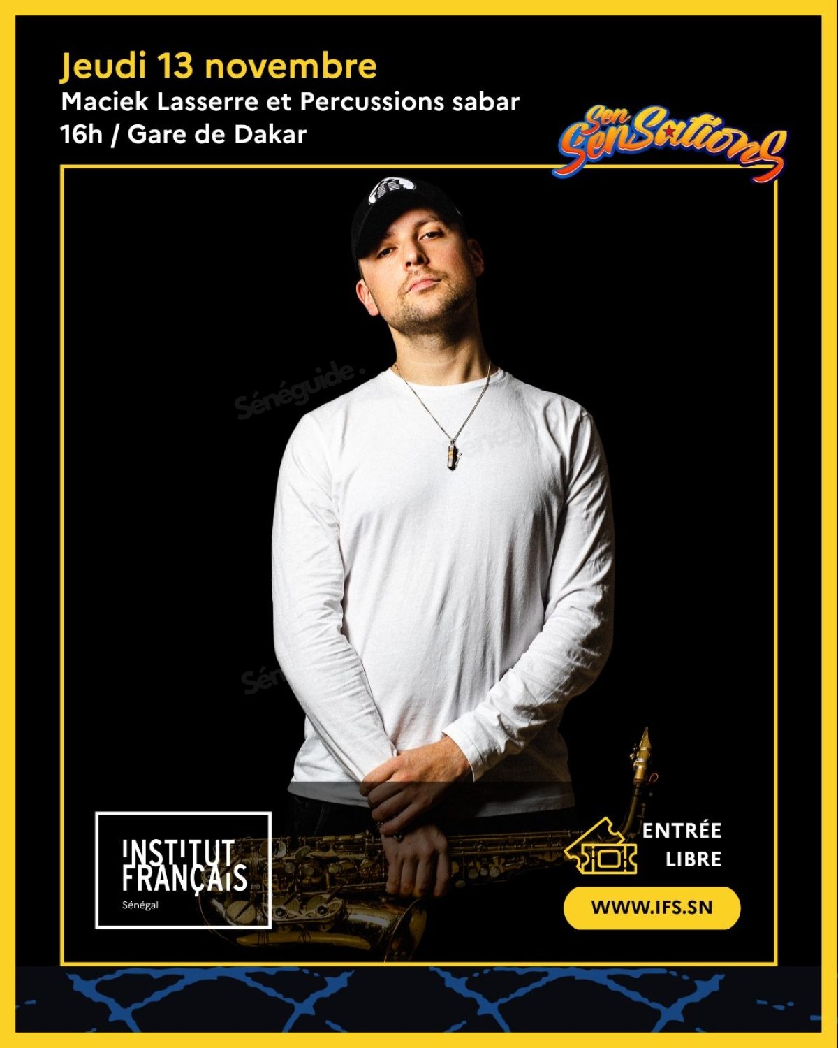 Maciek Lasserre et Percussions Sabar