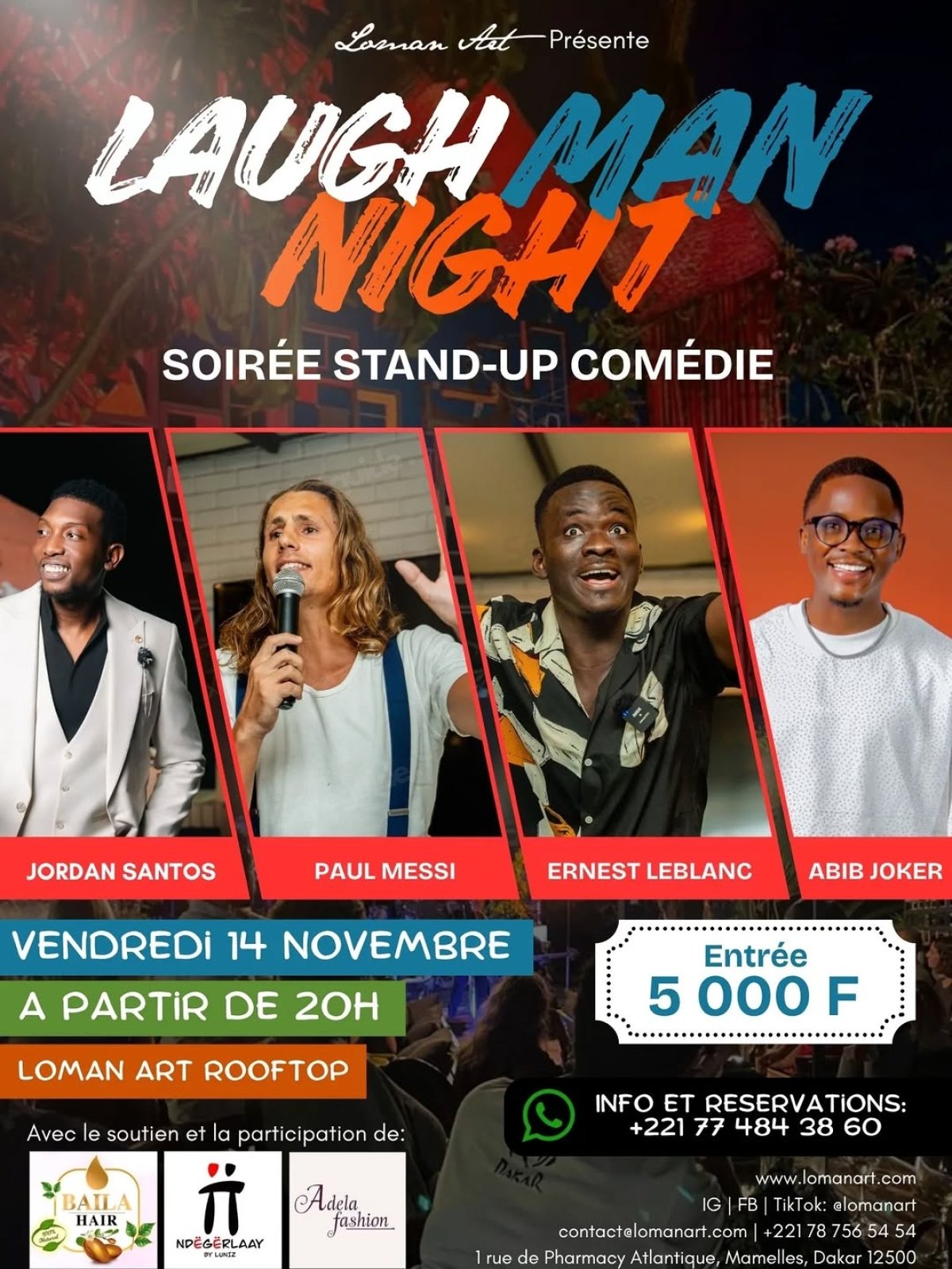 LAUGH MAN NIGHT