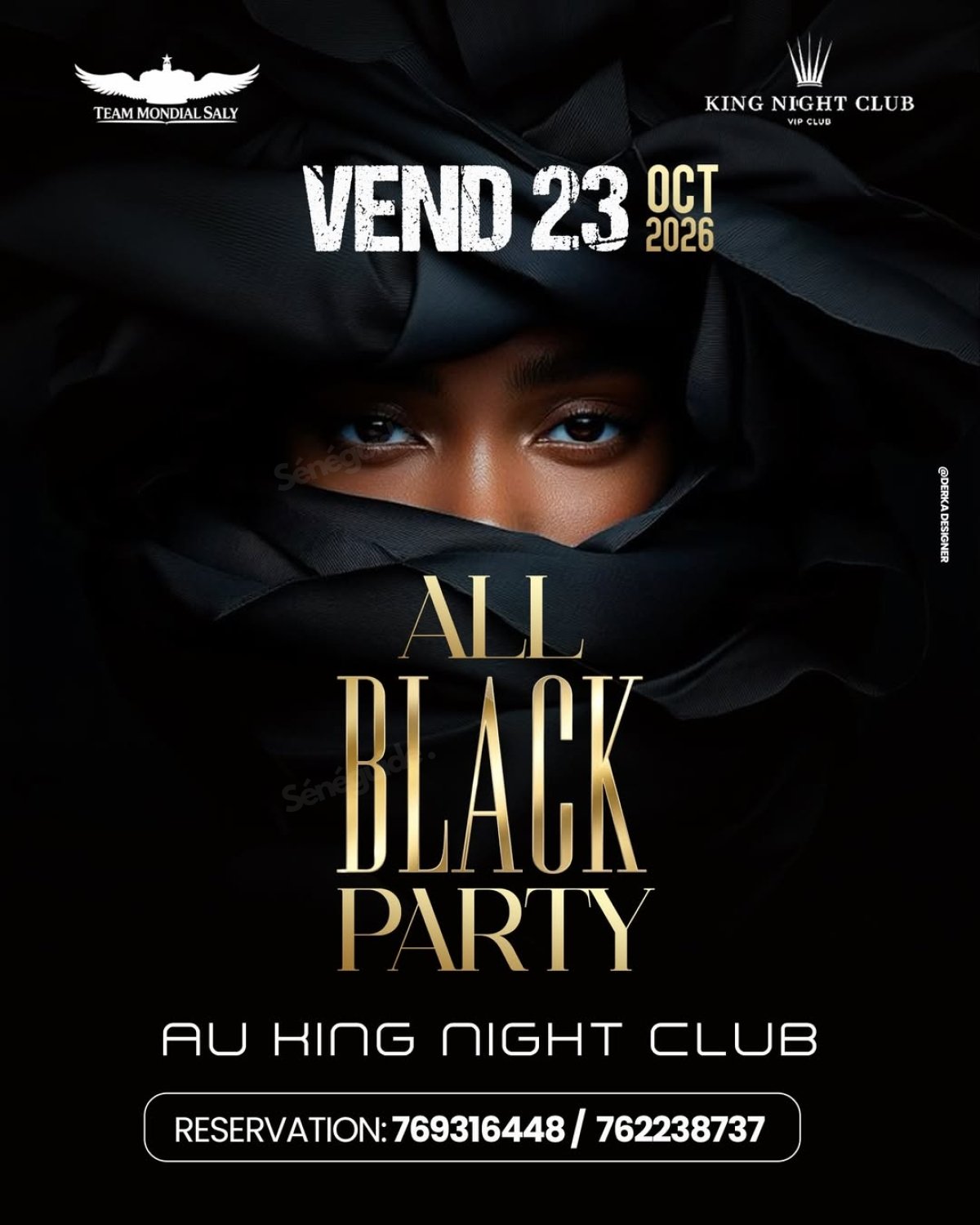 All Black Party