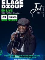 Elage Diouf en Live au Just For You