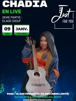 Chadia en Live au Just For You